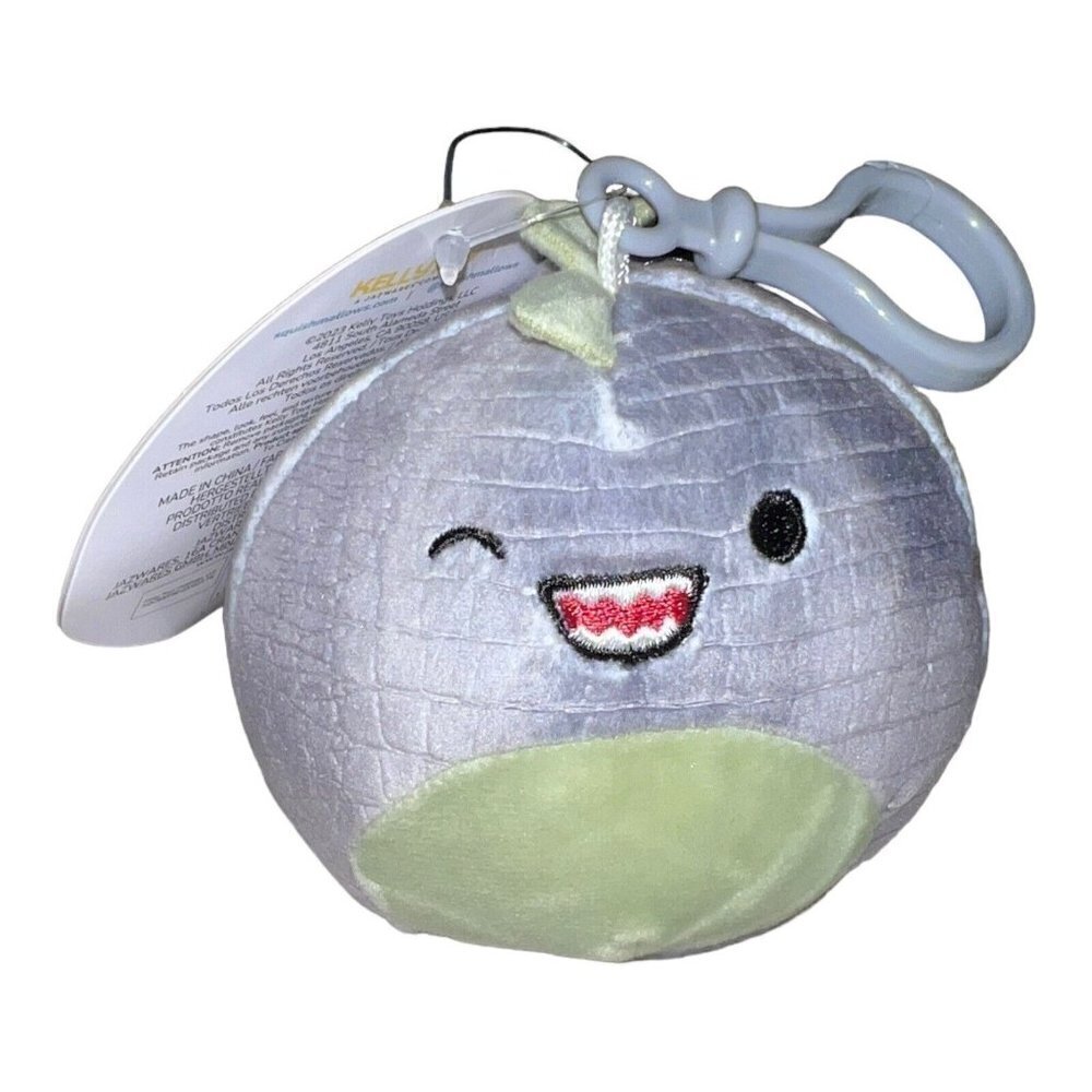 NWT Squishmallow 3.5" XANDER Dinosaur Soft Gray Textured Prehistoric Plush